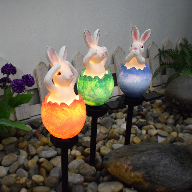 Solar Outdoor Garden Light, Solar Rabbit Light, Solar Landscape Light