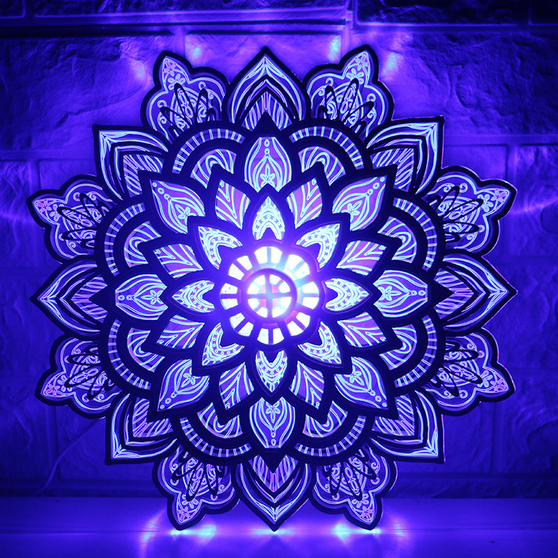 Mandala Night Light,  Mood Night Light