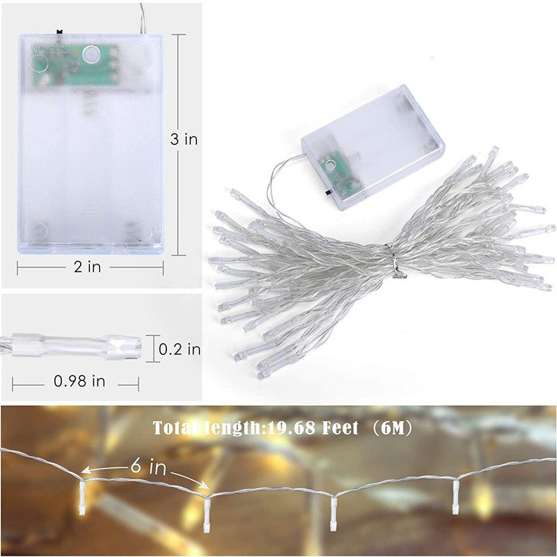 Battery Powered Fairy LED String Lights for Party, Wedding