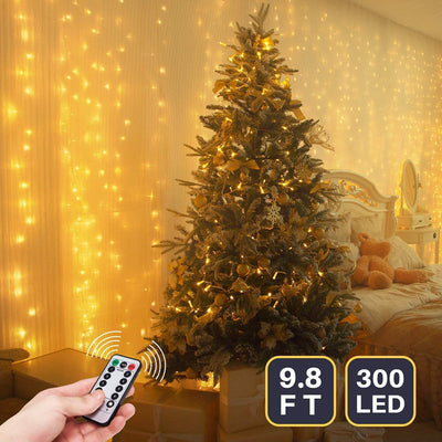 Window Curtain String Light Fairy Lights