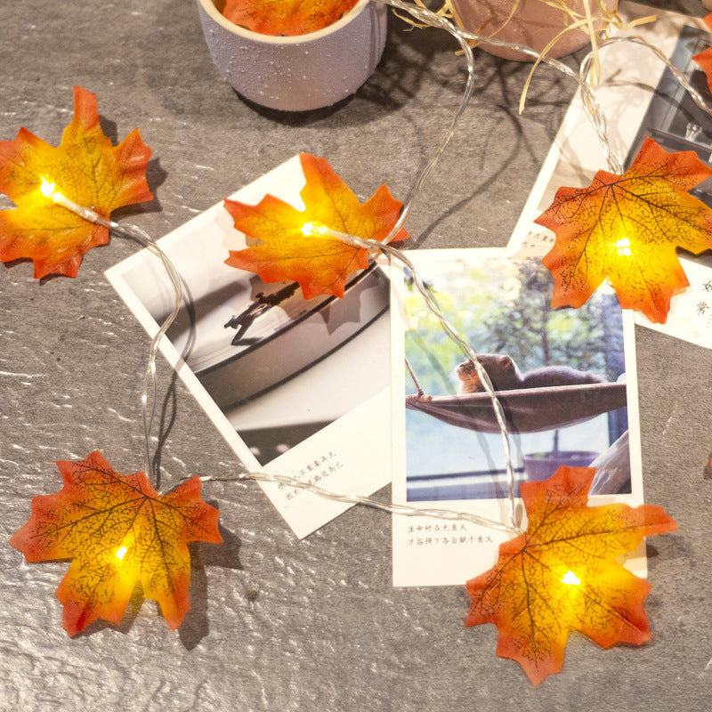 Fall Maple Leaf String Lights Fairy Lights