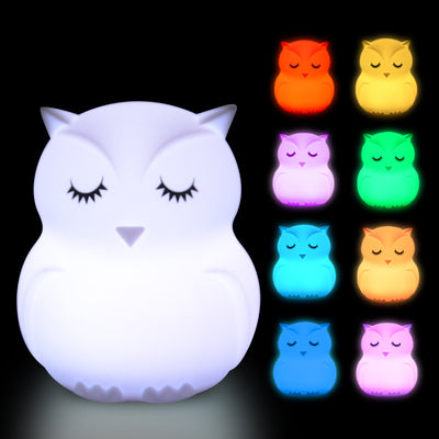 Owl Night Light - Multicolour