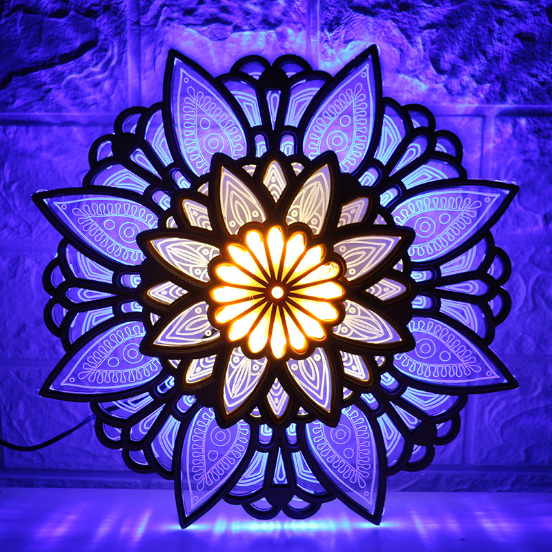 Mandala Night Light,  Mood Night Light