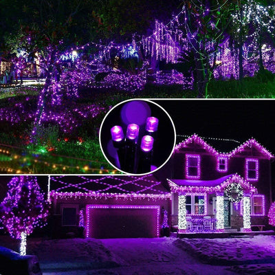 Plug-in Purple Twinkle Light String Lights Fairy Lights