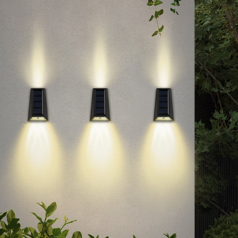 Trapezoid Solar Wall Light - Set of 4