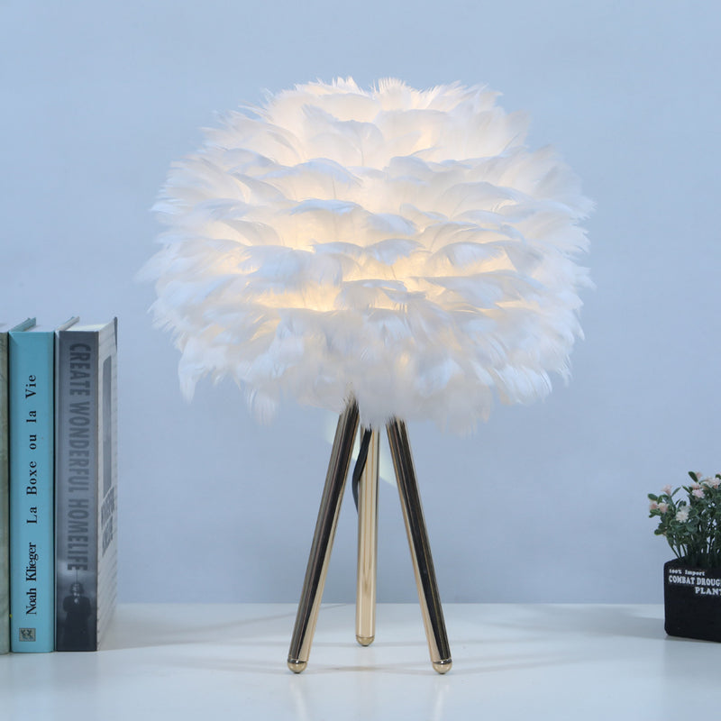 Feather Table Light, Table Night Light