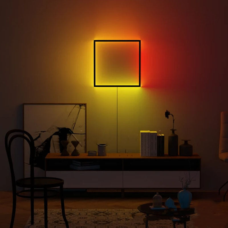 RGB Colorful LED Square Wall Light, Mood Night Light