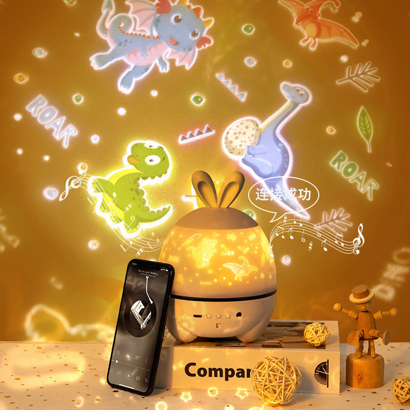 Star Projector, Rabbit Night Light, Mood Night Light With Bluetooth