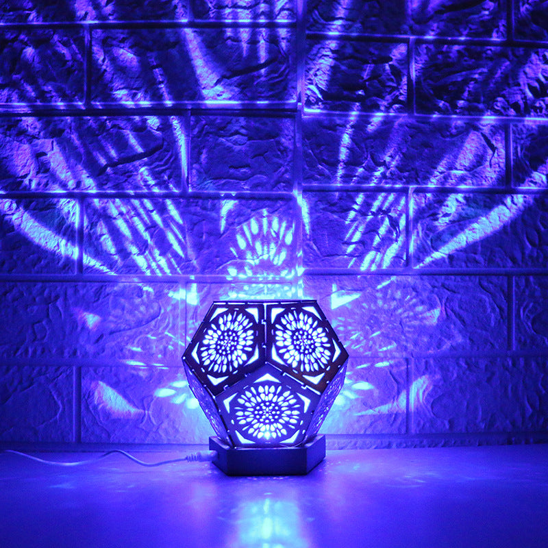 Floor Atmosphere Light, Star Light, LED Polygonr Projector Light