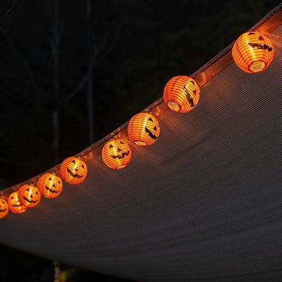 Halloween Pumpkin String Lights, Jack-O-Lantern Pumpkin Lights String Lights