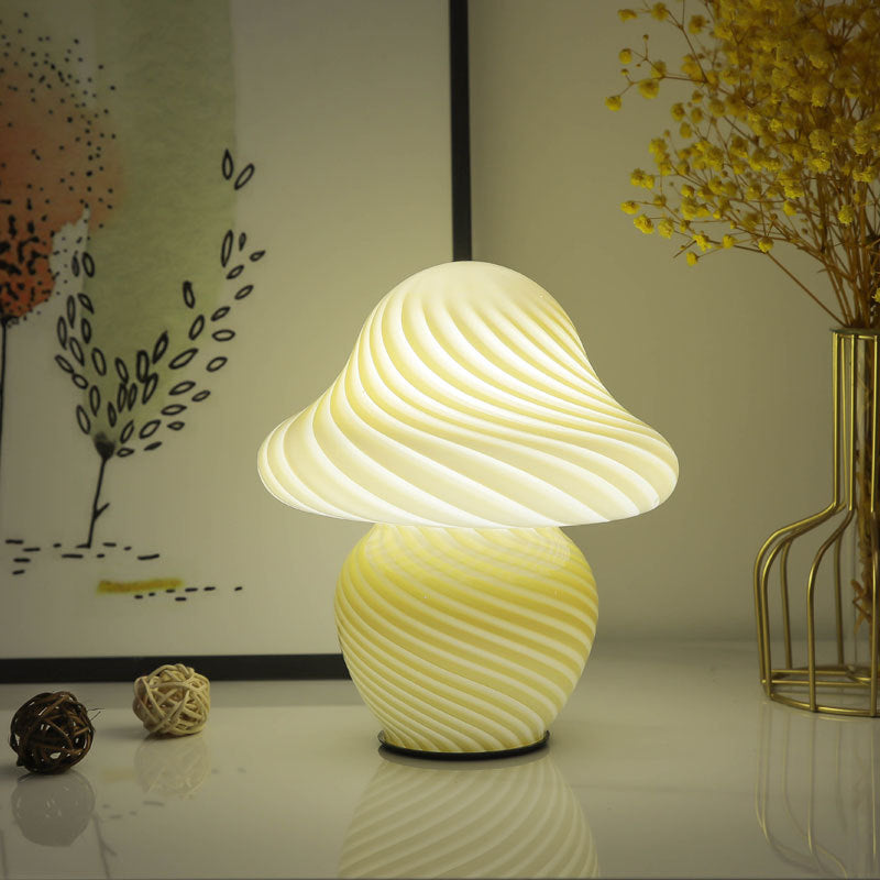 Mushroom Glass Night Light