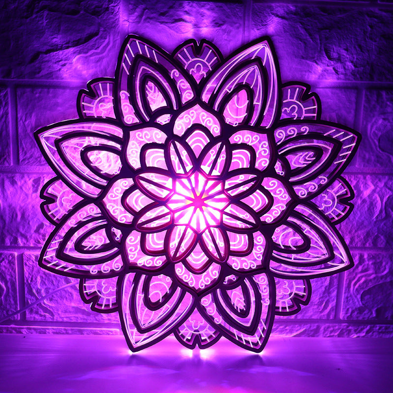 Mandala Night Light,  Mood Night Light