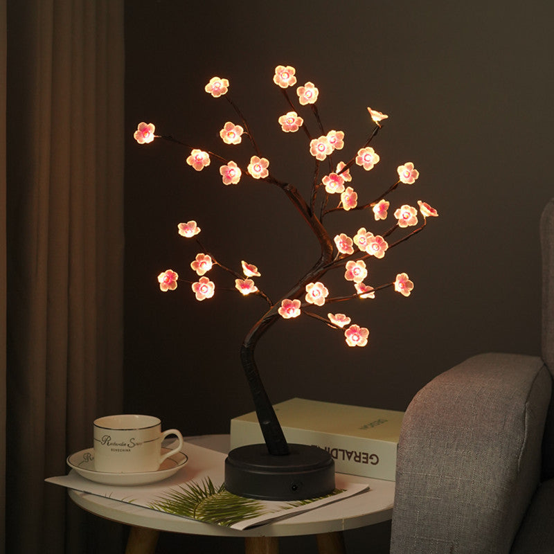 Plum Bossom Tree Light, Table Night Light With 36 LED Lights