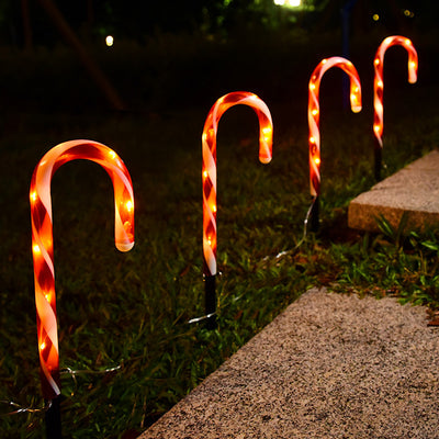 Solar Garden Light, Solar Walking Stick Light, Solar Garden Decoration - Set Of 2