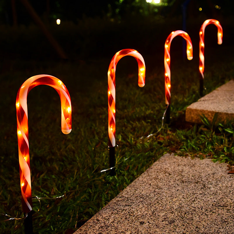 Solar Garden Light, Solar Walking Stick Light, Solar Garden Decoration - Set Of 2