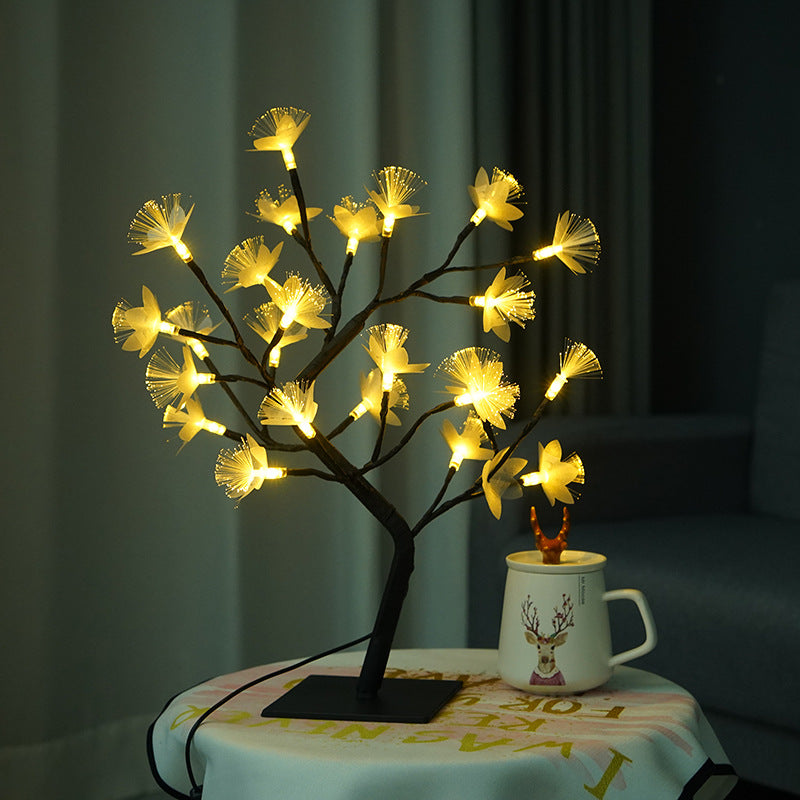 Flower Tree Night Light, Table Night Light Wtih 24 Lights