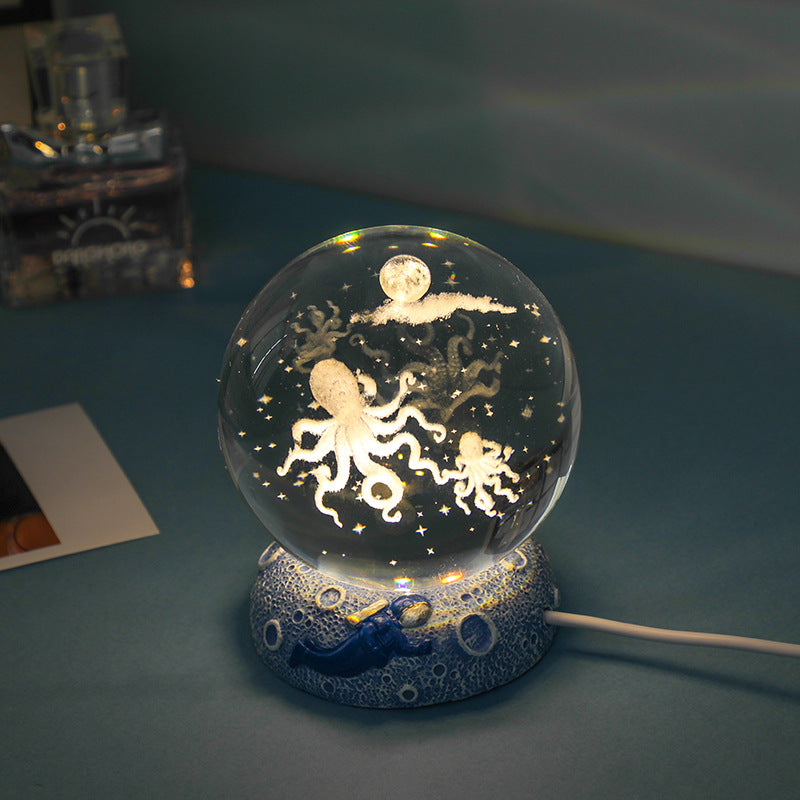 Crystal Ball, Naughty Octopus Night Light