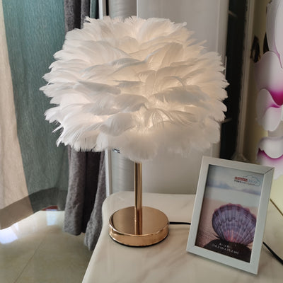 Feather Table Light, Table Night Light