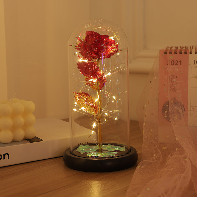 Forever Preserved  Rose In Dome, Flower Night Light