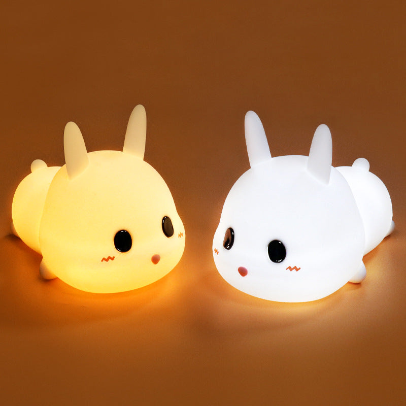 Rabbit Night Light - White & Warm Colour