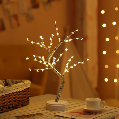 Tree Night Light, Table Night Light With 60 LED Lights