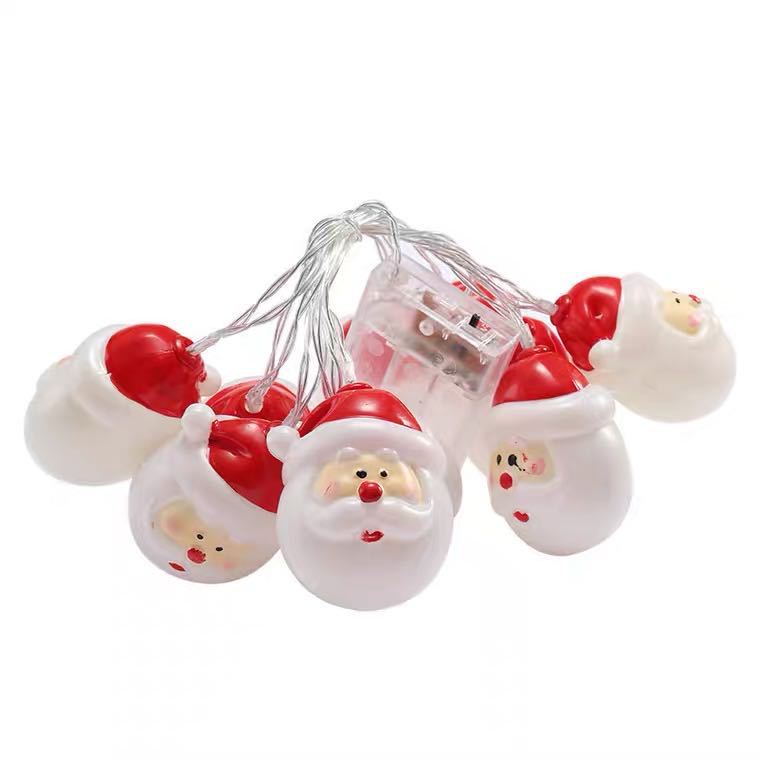 Christmas Santa Snowman String Lights, USB & Battery Powered Fairy Lights