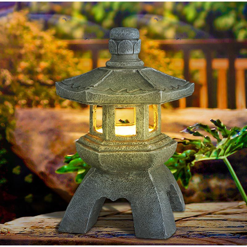 Solar Garden Ornament, Solar Tower Light, Solar Garden Decoration