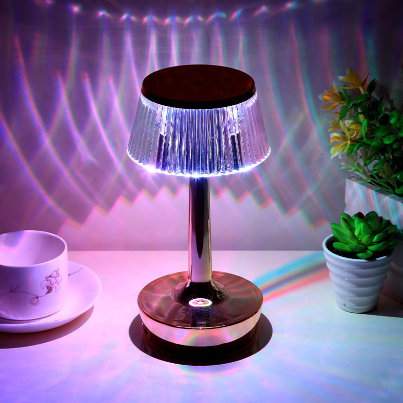 Mushroom Crystal Table Light, Diamond Table Light - Multicolour