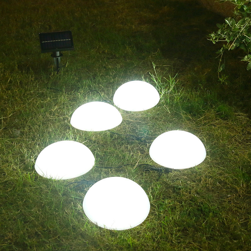 Solar Half Ball Decking Light - Set of 5