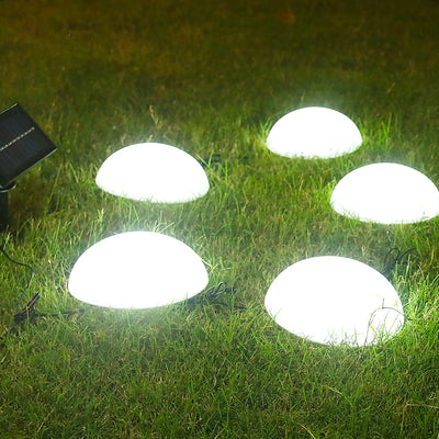 Solar Half Ball Decking Light - Set of 5