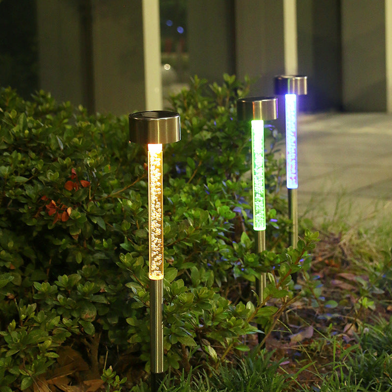 Acrylic Solar Path Light, Solar Outdoor Garden Light, Solar Landscape Light - Set Of 6