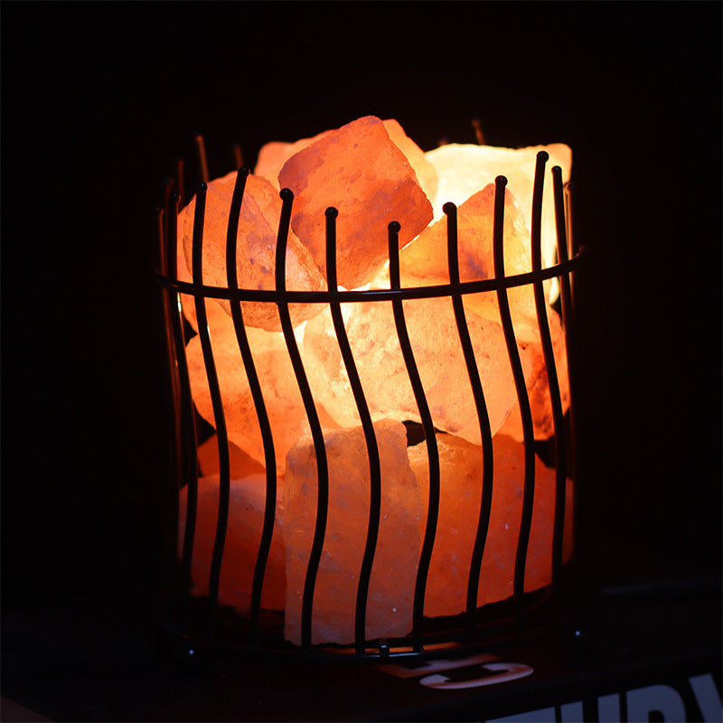 Iron Container Salt Night Light