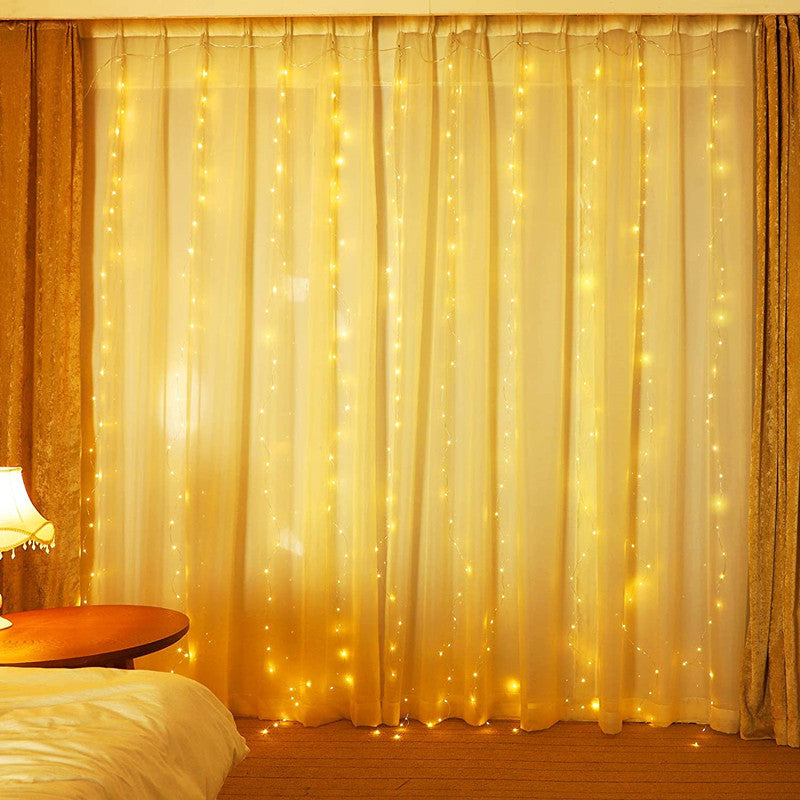 Window Curtain String Light Fairy Lights