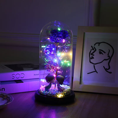 Forever Preserved  Rose In Dome, Flower Night Light