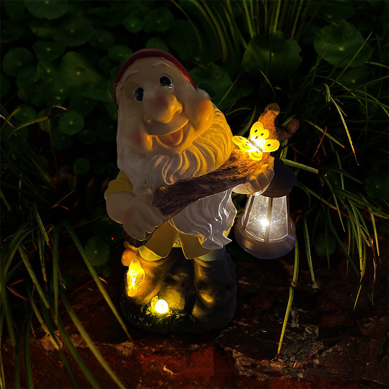 Solar Garden Ornament, Solar Dwarf Light, Solar Garden Decoration