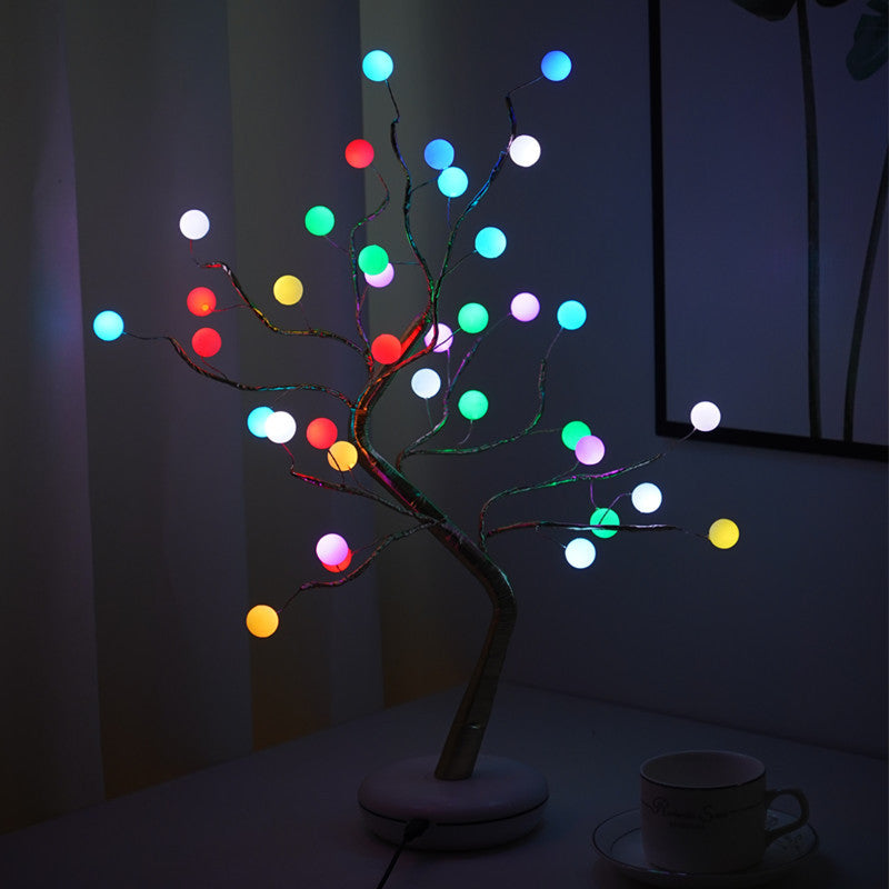 Wishing Tree Light, Table Night Light With Seven Colors