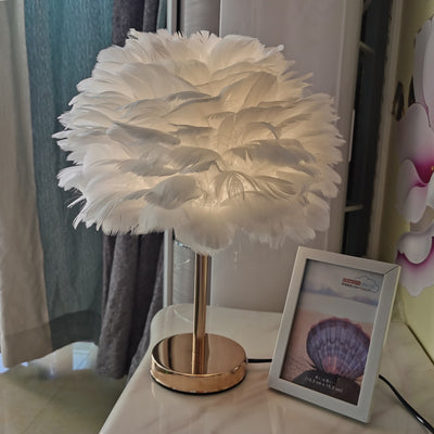 Feather Table Light, Table Night Light