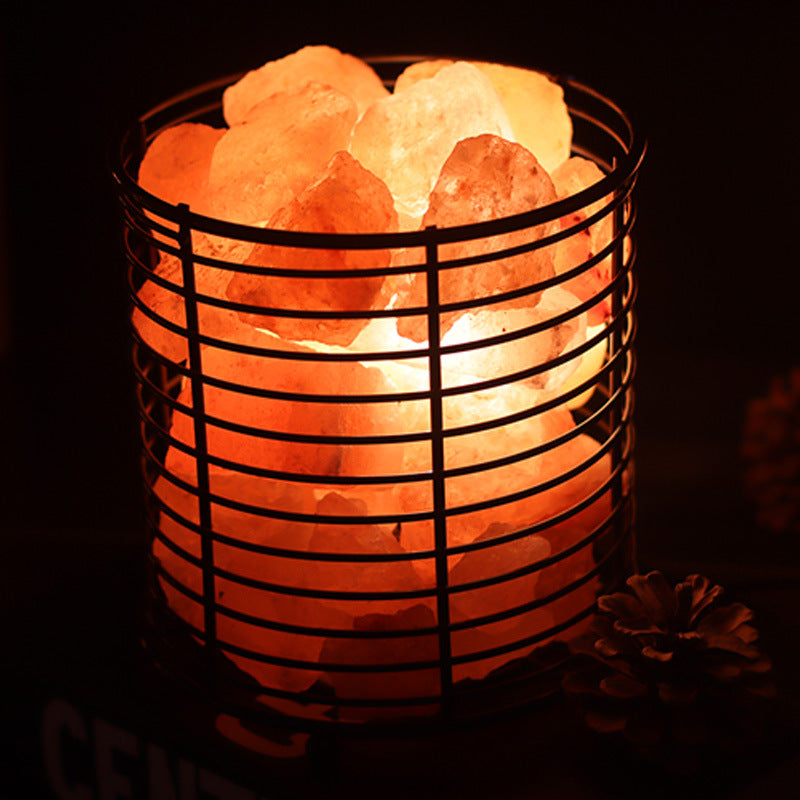 Iron Container Salt Night Light