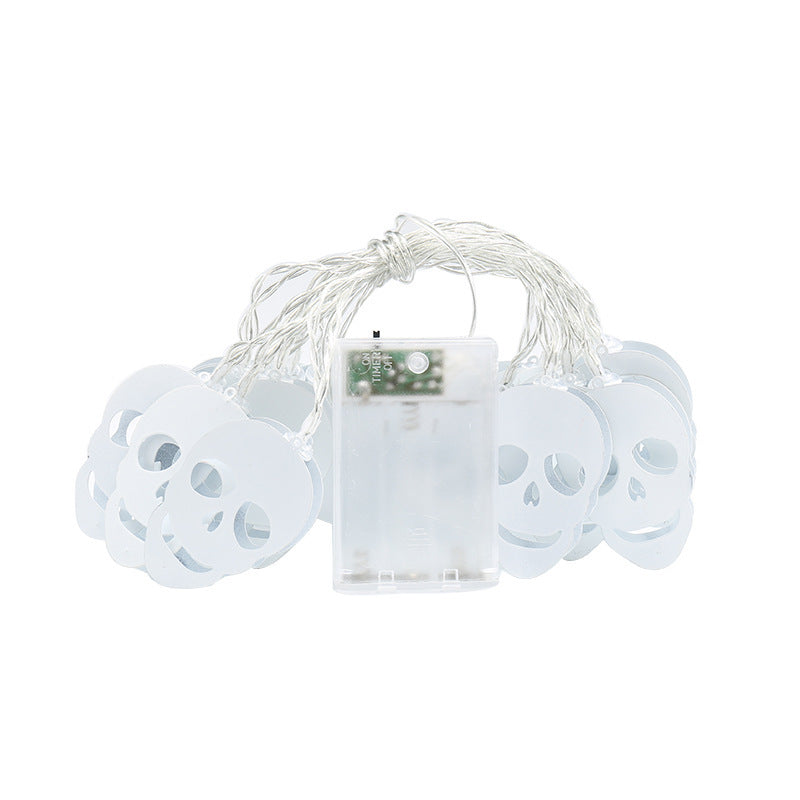 Metal Skull Halloween LED String Lights