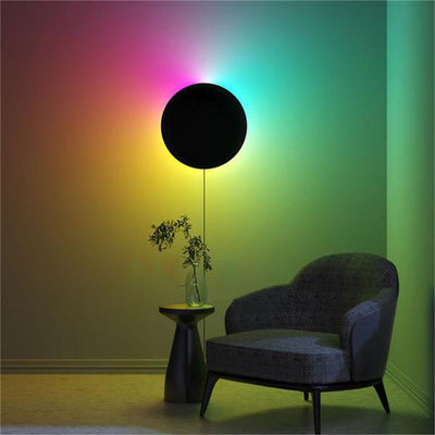 RGB Colorful LED Circle Wall Light, Mood Night Light