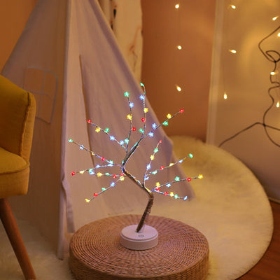 Tree Night Light, Table Night Light With 60 LED Lights