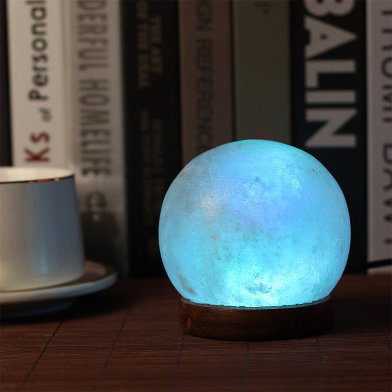 Salt Night Light, Ball Salt Light With Multicolour