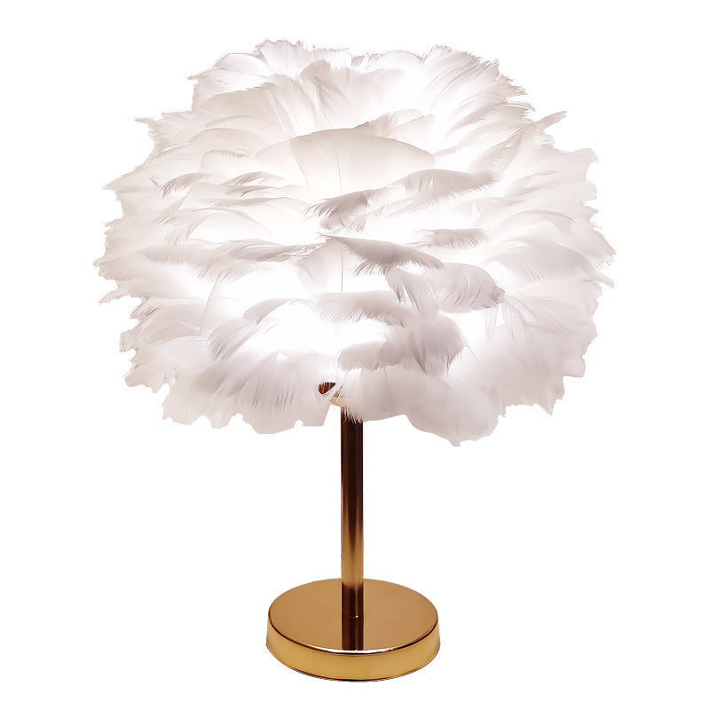 Feather Table Light, Table Night Light