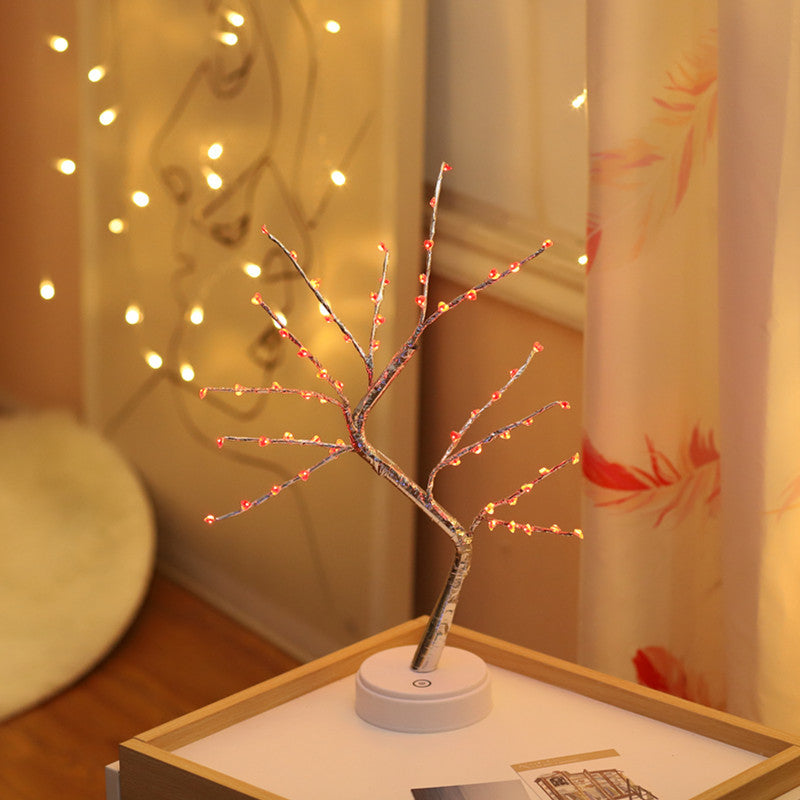 Tree Night Light, Table Night Light With 60 LED Lights