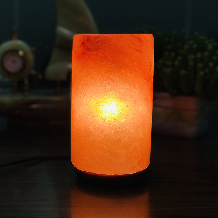 Salt Night Light, Cylinder Salt Light