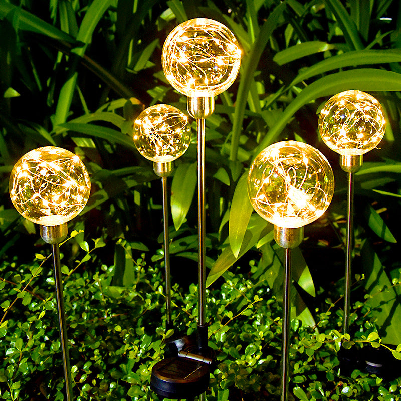 Solar Garden Light, Solar Firefly Light, Solar Garden Decoration - Set Of 2