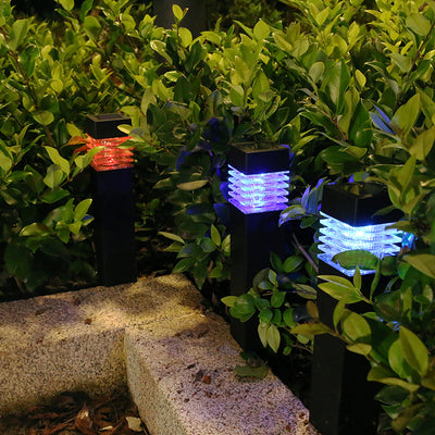 Solar Path Light, Solar Outdoor Garden Light, Solar Landscape Light - Set Of 4