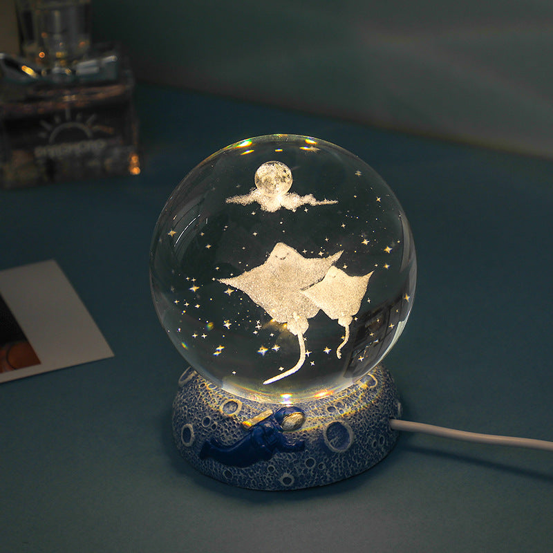 Crystal Ball, Mysterious Devil Fish Night Light