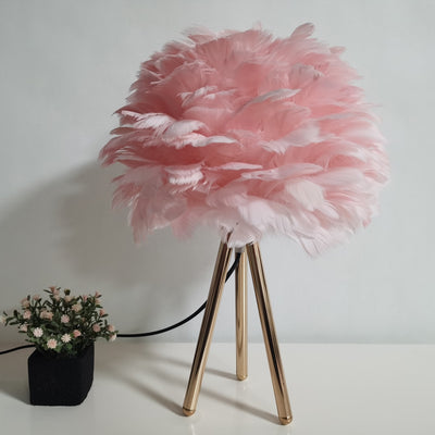 Feather Table Light, Table Night Light