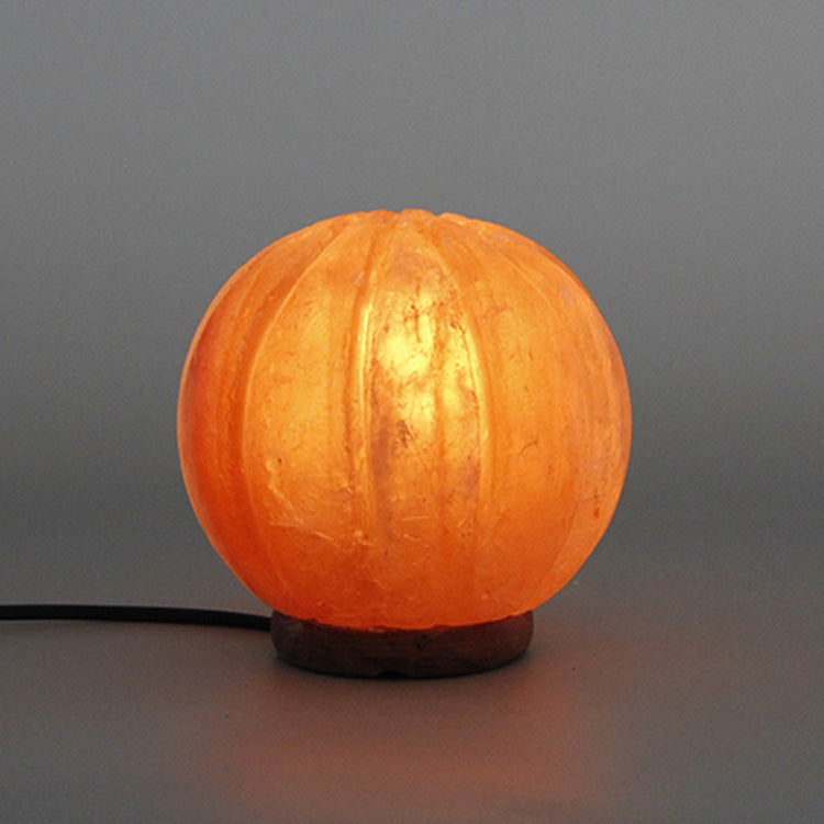 Salt Night Light, Pumpkin Salt Light